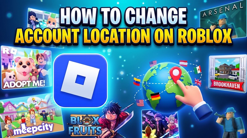 How to Change Account Location on Roblox
