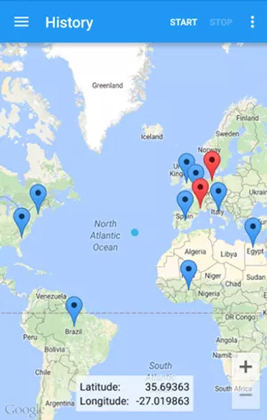 Switch to new location by Fake GPS app