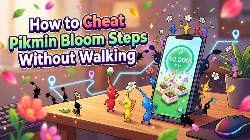 how to cheat pikmin bloom steps