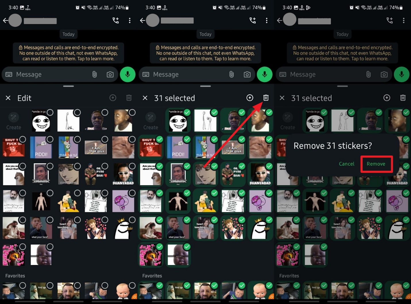 How To Delete Stickers From Whatsapp