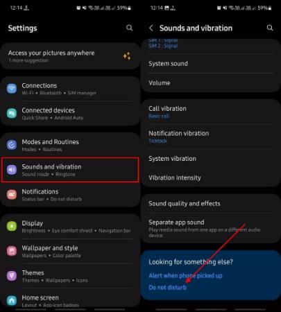 access do not disturb android