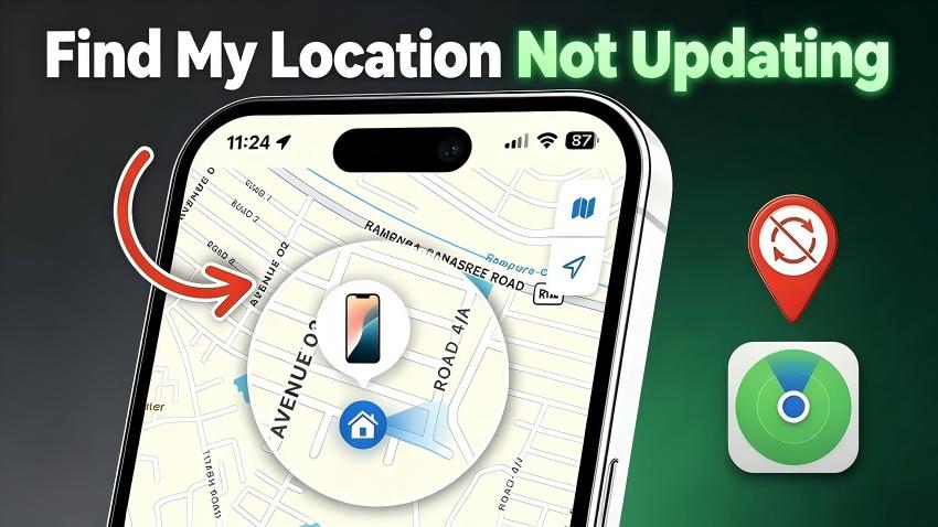 find my location not updating