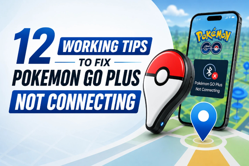 how to fix pokemon go plus not connecting