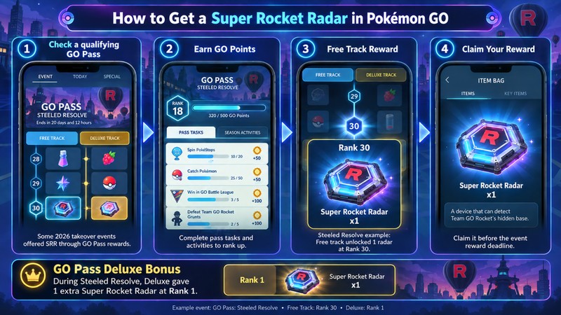 How to Get a Super Rocket Radar in Pokemon GO