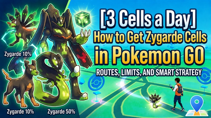 how to get zygarde cells in pokemon go quickly