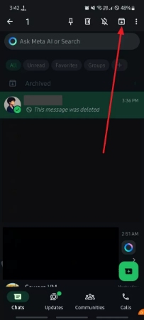 locate archive icon android