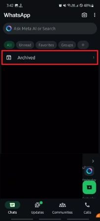 access archive folder