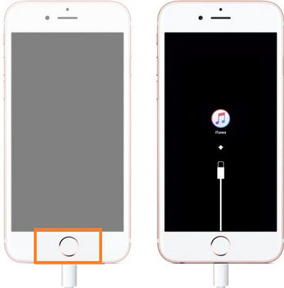 Put iPhone 6s or earlier or iPad with a Home button into Recovery Mode