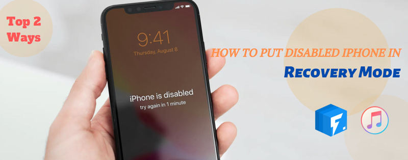 how to put iphone 5 in recovery mode when disabled