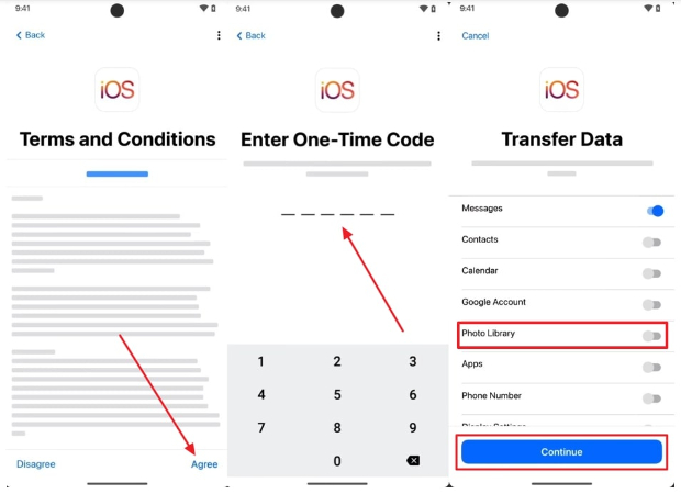 access code during iphone setup
