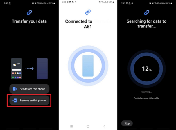 pick receive on this phone