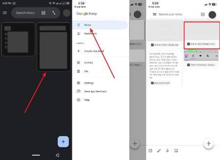 goggle keep notes syncing