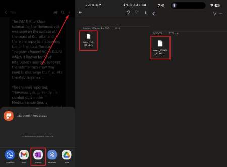 samsung notes from android to iphone