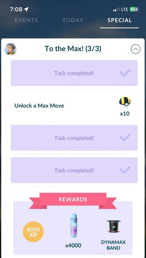 how to unlock a max move pokemon go