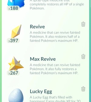 how to use revives in pokemon go