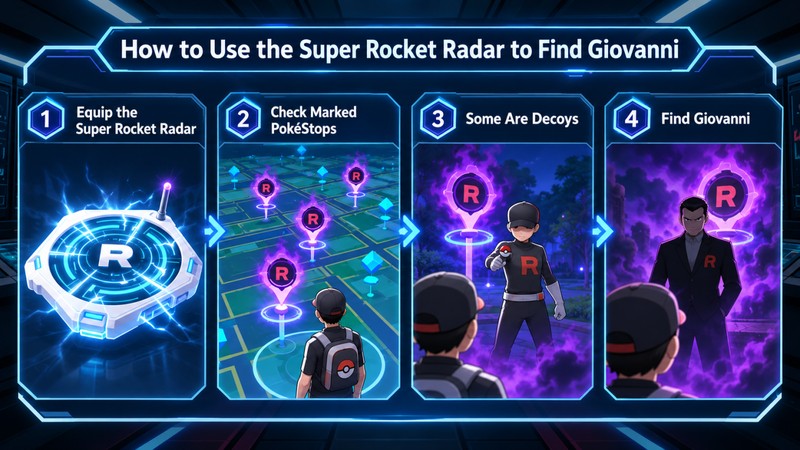 How to Use the Super Rocket Radar to Find Giovanni