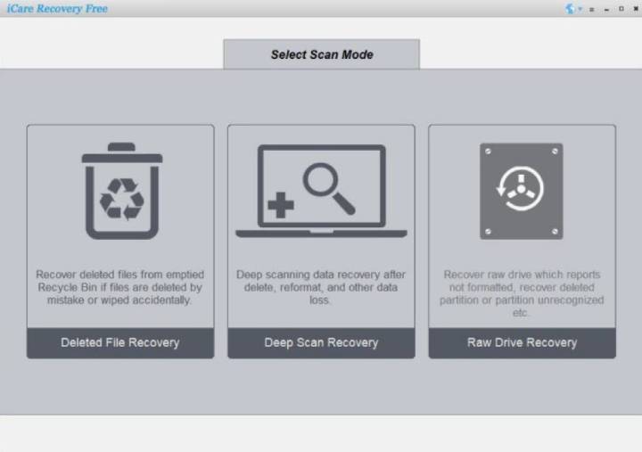 icare data recovery main