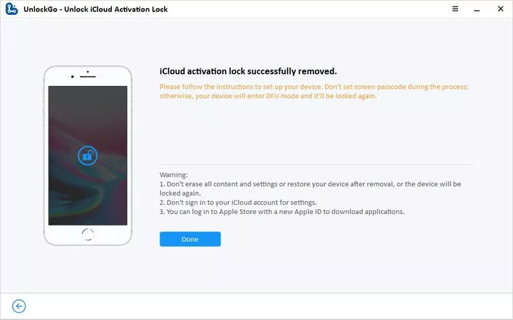 unlockgo - start to unlock icloud