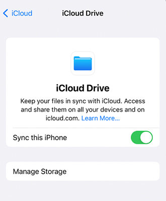 recover line files from icloud drive