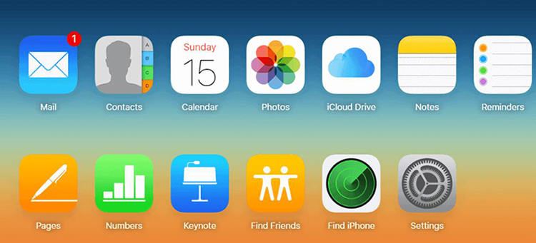 print calendar via icloud web