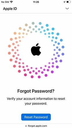 iforgot.apple.com website
