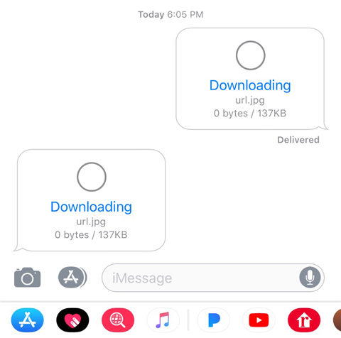 iMessage Pictures/Images Not Loading