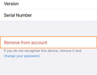 iMessage location not available remove device