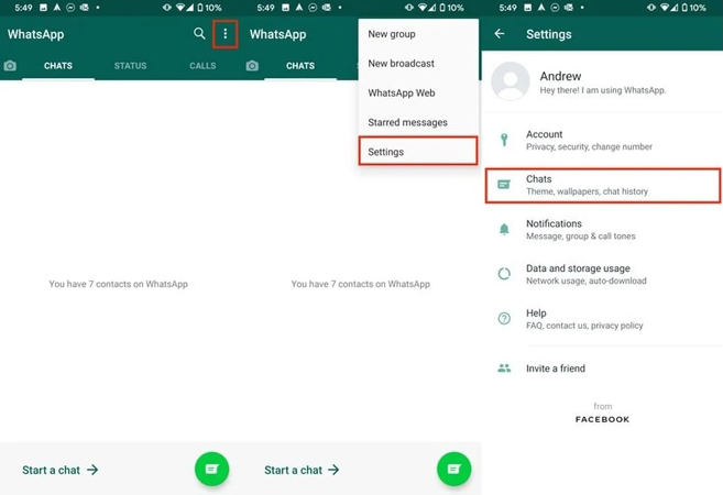 how to import whatsapp chat