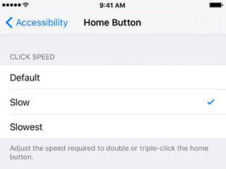 iphone click speed