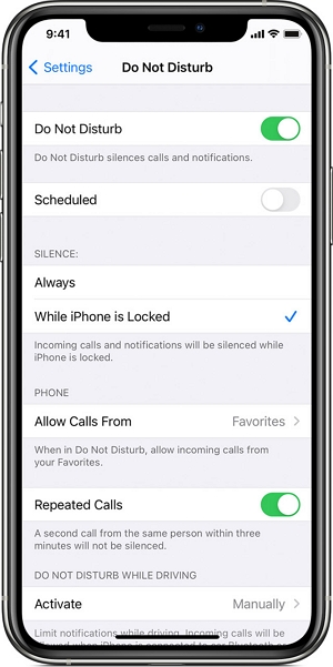 how to turn off silent messages iphone