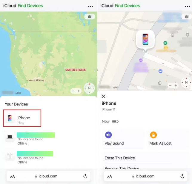 iphone location tracking with icloud