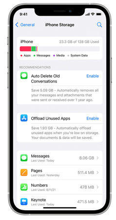 Check The Storage on Your iPhone