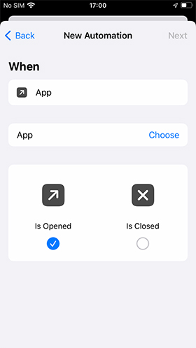 check is opened