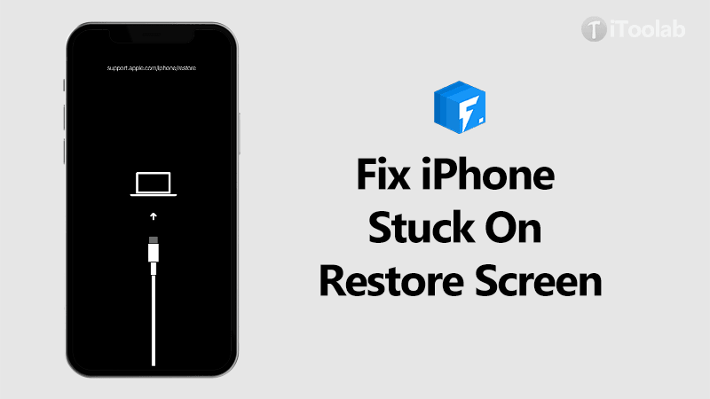 iphone 12 mini stuck in restore mode