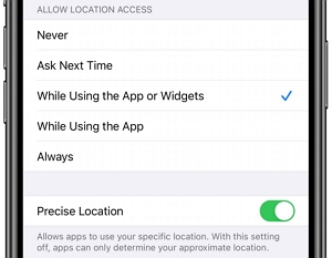 Turn On Location Services 
