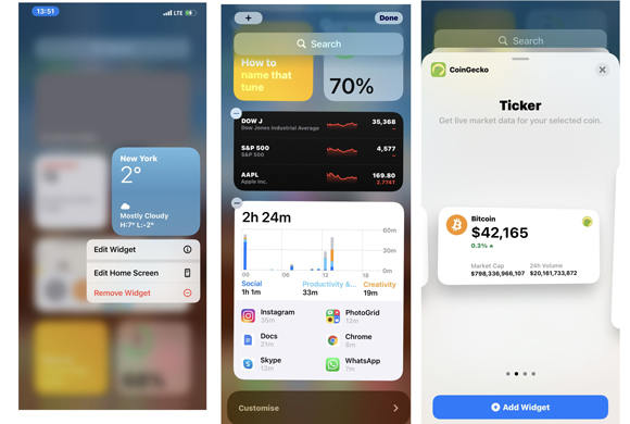 Fix iPhone Widgets Not Working Remove and Re-add Widgets