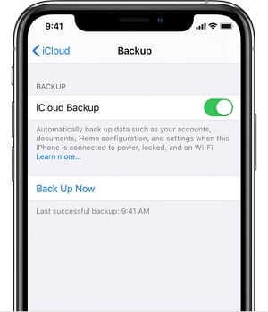 Create Regular iCloud Backups 