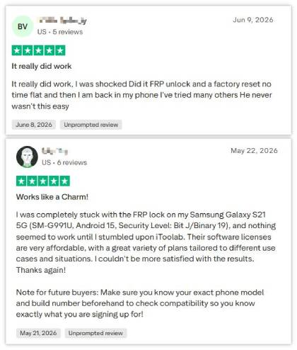 positive review bypass frp
