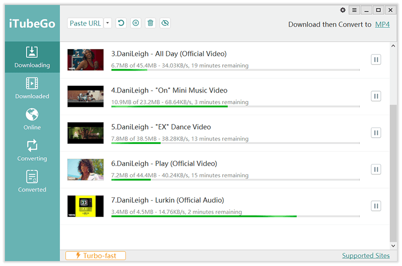itubego video downloader