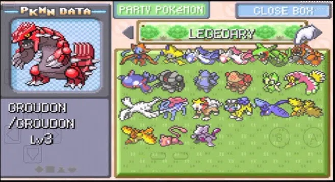 legendary pokemon spawn-cheat