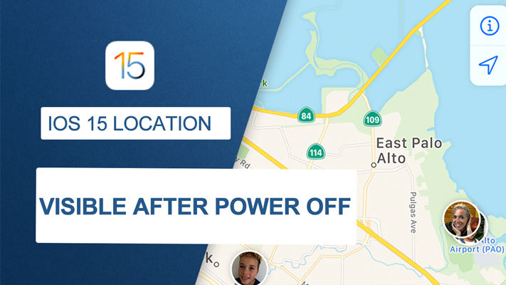 iOS 15 location visible after power off
