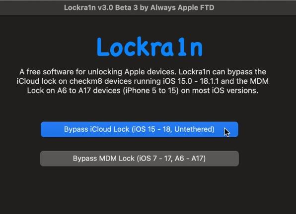lockra1n icloud bypass