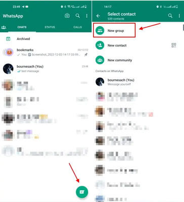 make solo whatsapp group