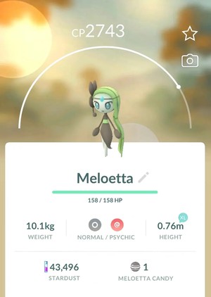meloetta best pokemon to use silver bottle cap