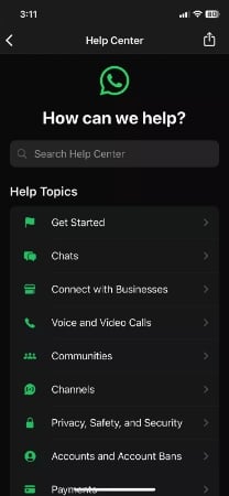contact customer support