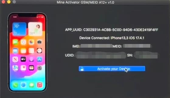 mina activator interface