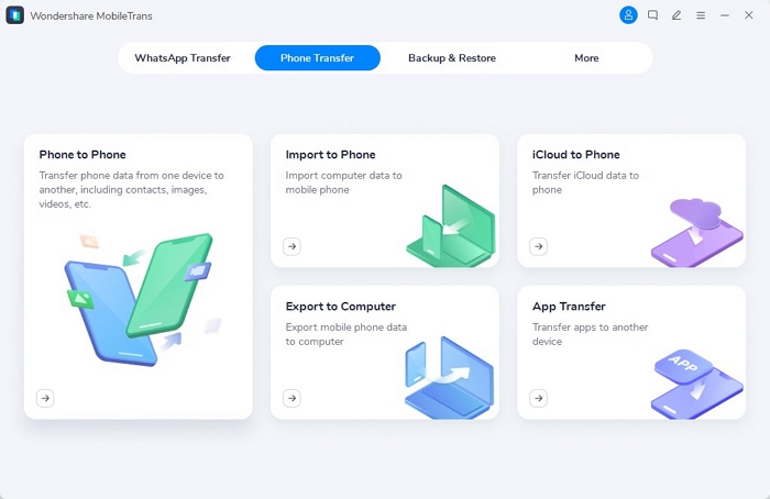mobiletrans phone data transfer