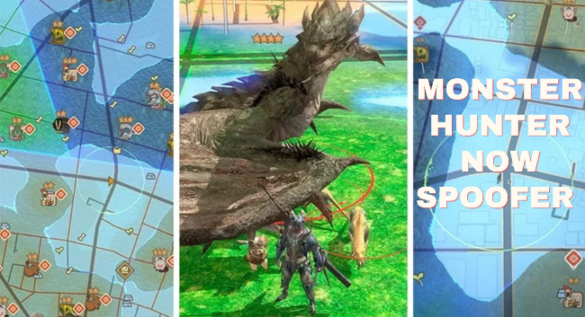 Monster Hunter Now fake gps joystick spoofing iOS Hacks - Collection