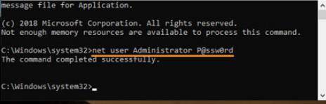 reset windows server 2016 password command prompt 2