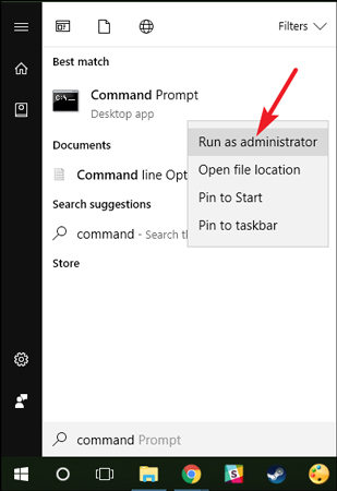 open command prompt